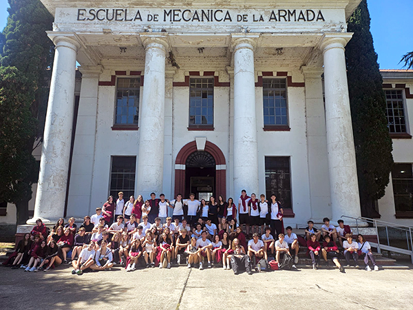 Sexto año visitó la ex ESMA